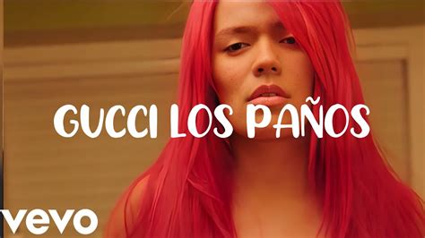 gucci los panos karol g letra|GUCCI LOS PAÑOS .